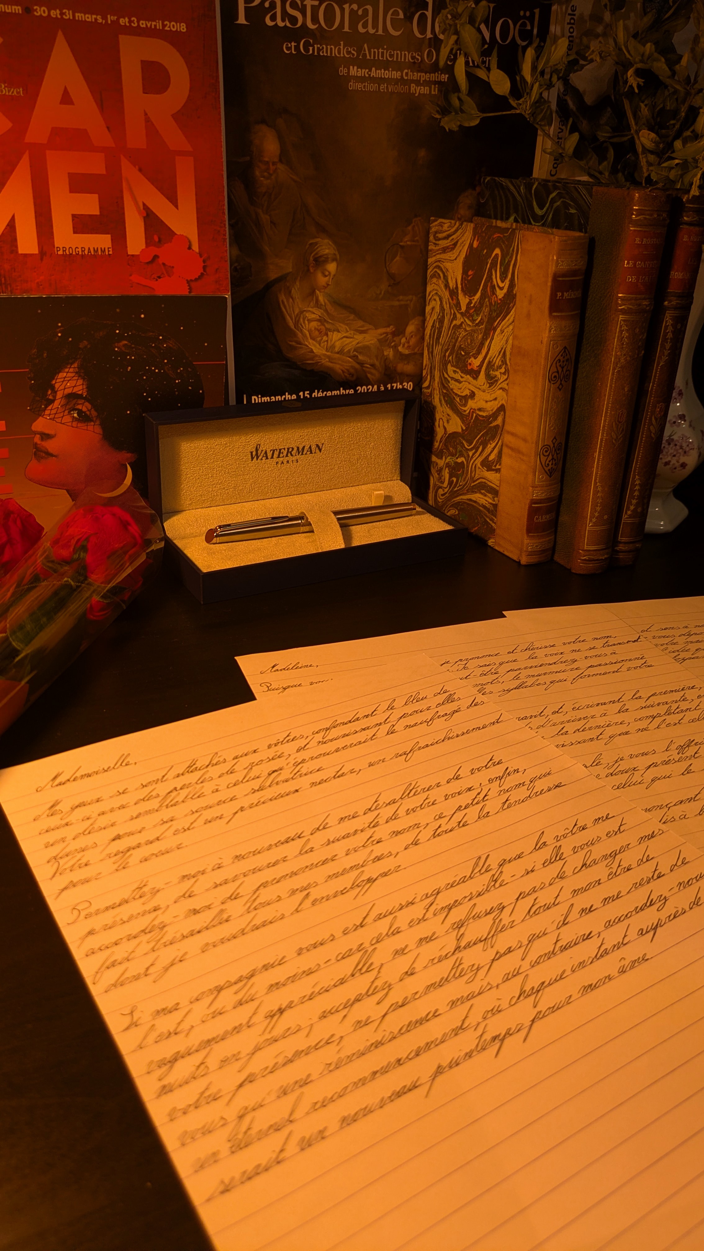 Exemple de lettre manuscrite